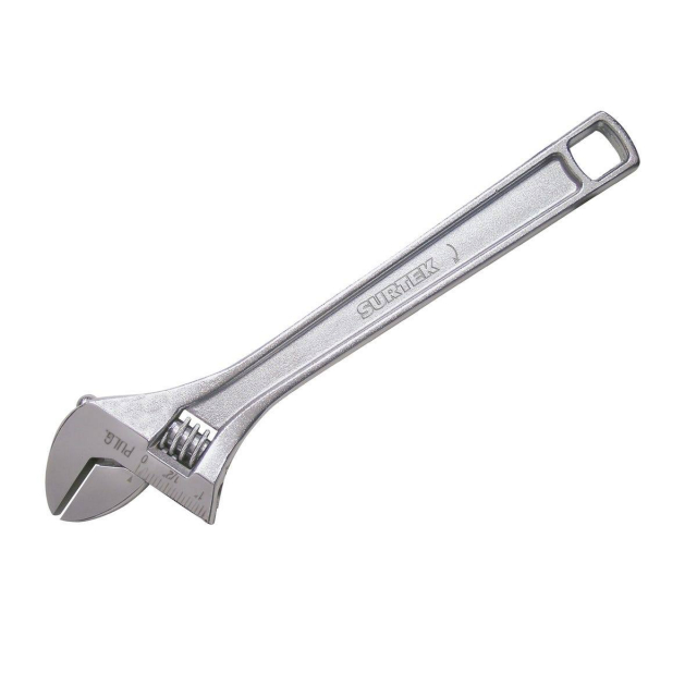 “Chrome Adjustable Wrench, 24" x 2-7/16"“
