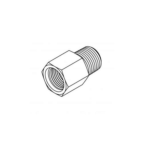 Adattatore SAE 8 Femmine X 1/2 NPT Maschio Dritto 6404-08-08 9-6404-8-8 - Foto 7