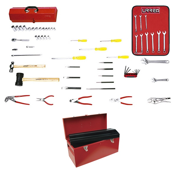 Buy Urrea 99201, SAE Industrial Basic Tool Set with Toolbox Prime Buy